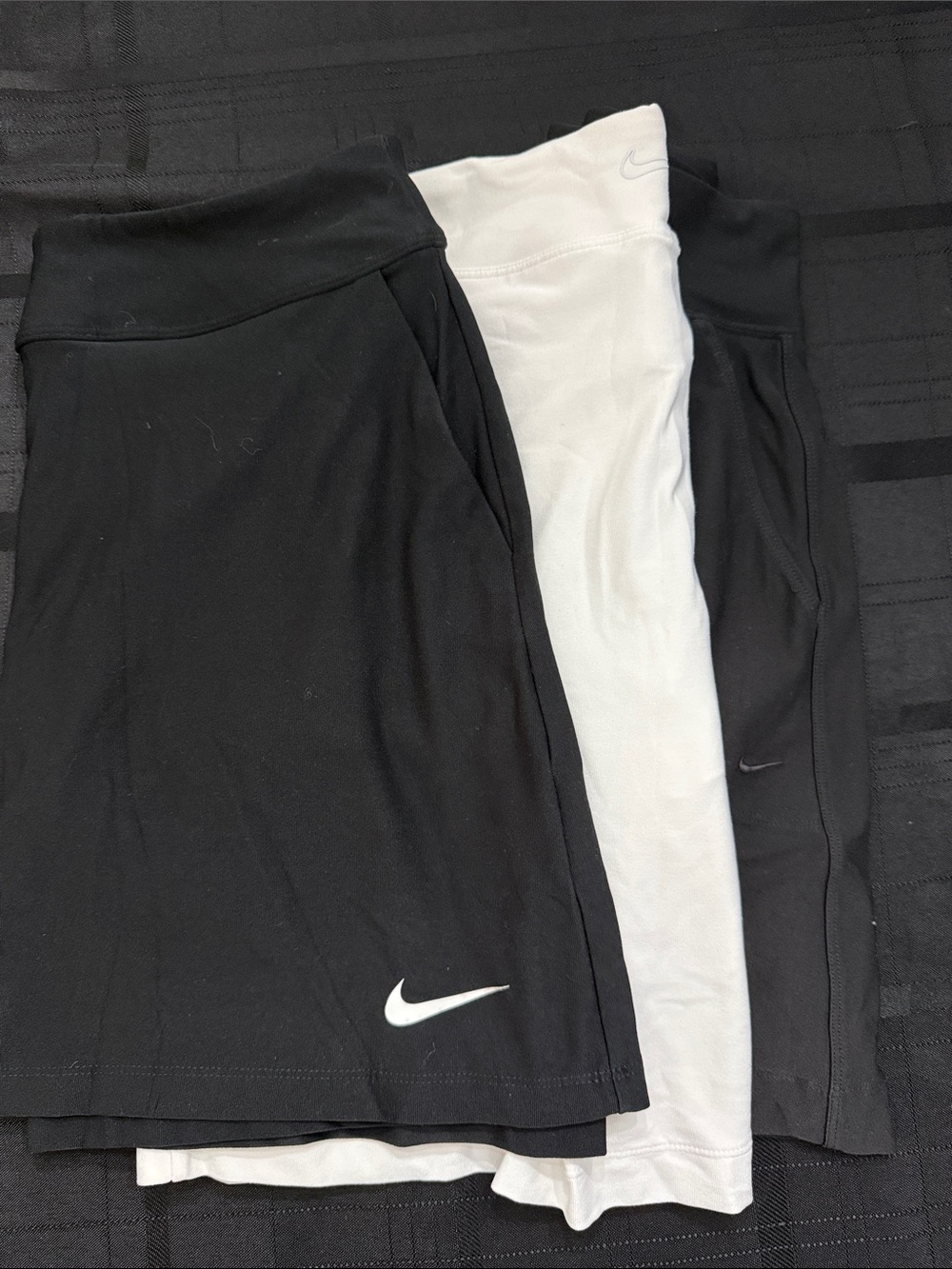 Nike woman’s Black and White Athletic golf Skorts - 3 Pack
